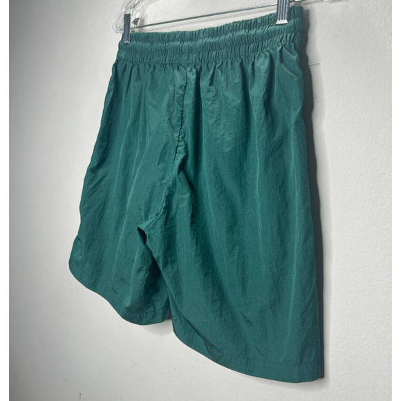 Guess Green Stretch Waist Drawstring Nylon Jogging Shorts Small - Picture 5 of 12
